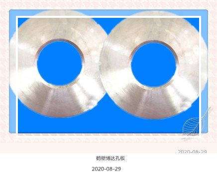 鶴壁博達KLG型孔板因服務而被喜歡